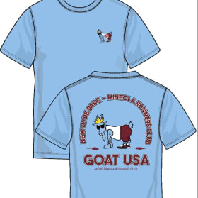 Custom Club GOAT Tee - Blue, Adult Small item