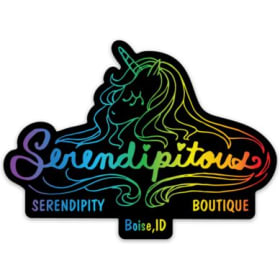 Serendipity Gift Card with Pride Flag and Sticker item