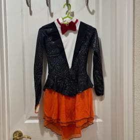 Black with Orange Skirt item