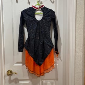 Black with Orange Skirt item