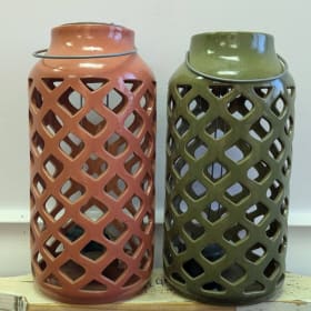 Lot 36. Latticed Lantern: Light Up Your Life item