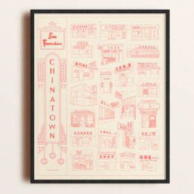 Set of 3 Risograph San Francisco Prints item