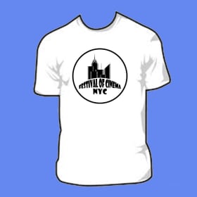 Official Festival of Cinema NYC T-Shirt [WHITE] LARGE item