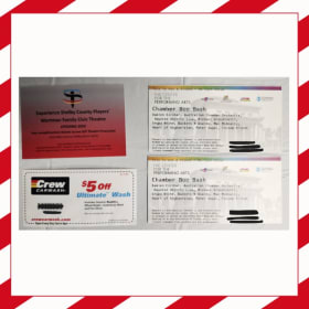 2 The Center For The Performing Arts Tickets & 4 SCP Tickets item