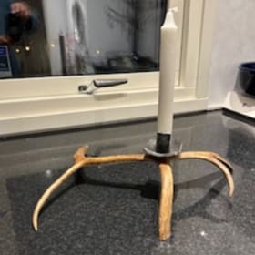 Reindeer Candle Holder- Hand made by Stefan Spinnell item