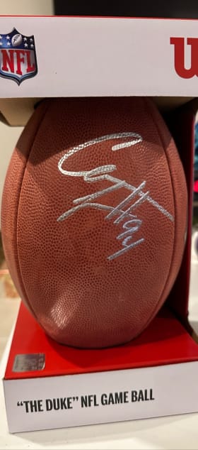 Cam Jordan Signed Football item