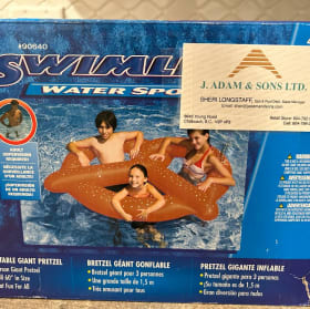 Swimline inflatable Pretzel item