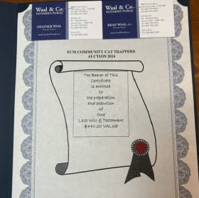 Waal & Co. Last Will and Testament item