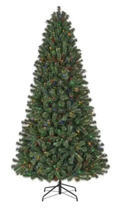 7.5 ft. Pre-Lit LED Festive Pine Artificial Christmas Tree item