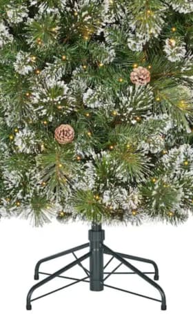 7.5 ft. Pre-Lit LED Sparkling Amelia Frosted Pine Artificial item