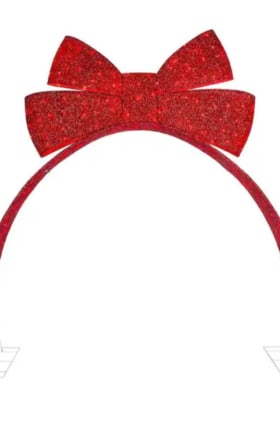 9.5 ft. Icicle Shimmer Giant-Sized Twinkling LED Red Bow Arc item