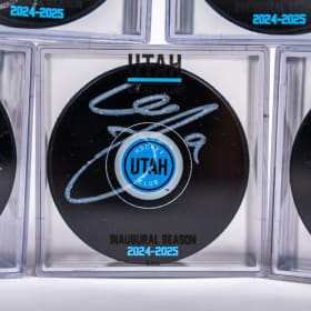 Utah Hockey Club Power Play Signed Puck Set item