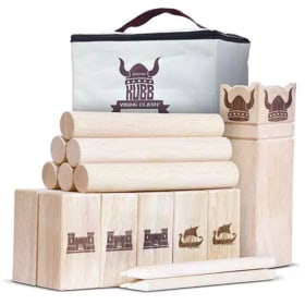 Premium Family Yard Game | Kubb Viking Clash item