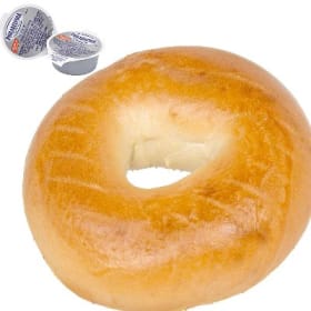 Plain Bagel with Cream Cheese item
