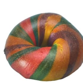 Rainbow Bagel item
