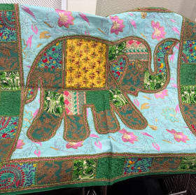 Saree Tapestry #1 (Blue) item