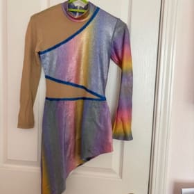Rainbow Long Sleeve dress item