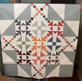 Throw Size Handmade Quilt item