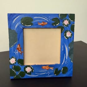 Student-Designed & Painted Picture Frame item