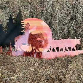 Western Metal Sculpture item