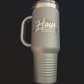 Laser Engraved Tumbler - Grey 40oz item