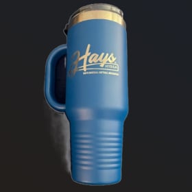 Laser Engraved Tumbler - Blue 40oz item