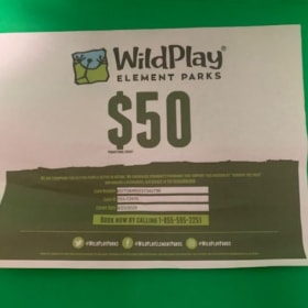 Wild Play Element Parks Gift Voucher item