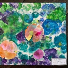 Preschool Artist Oakland W. "Oakland's Gecko Flower" item