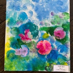 Preschool Artist Noelle B. "Noelle's Waterlilies" item