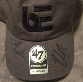 Baker Mayfield and Todd Bowles autographed BE hat item