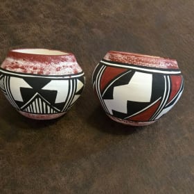 painted pot - Rulan Yatsattie, Zuni item