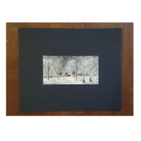 original watercolor "winter veil" - Gilbert Jumbo, Navajo item