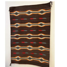 37"x54" original Chinle design Navajo Rug - Alice Roanhorse item