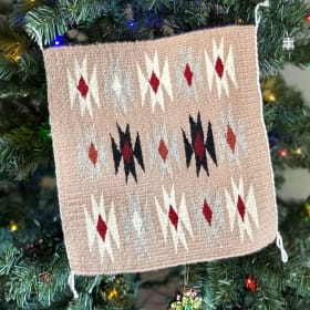 12"x12" original Chinle design Navajo rug item