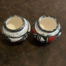 painted pot - Rulan Yatsattie, Zuni item