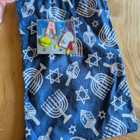3 Handmade Reusable Chanukah Gift Bags item