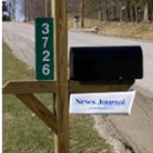 Reflective Address Sign item