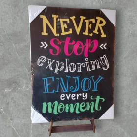 39. Never Stop Exploring Print - Retail $50 item