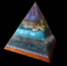 37. "Memories of Hawaii" Orgonite Pyramid - Retail $190 item