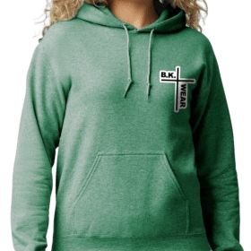Heather Green Hoodie XXL-5X item