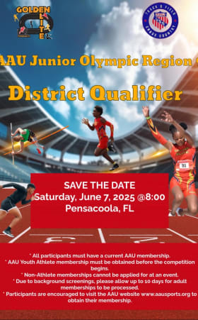 Event Sponsor AAU Region 9 Junior Olympic District Qualifier item