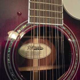 D'Angelico Premier Fulton 12-String A/E Guitar Trans Black C item