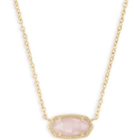 Kendra Scott - Elisa Gold Pendant Necklace in Rose Quartz item