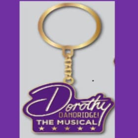Dorothy Dandridge Lapel Pin& Keychain (Set of 2) item