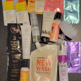 Basket of Curly Hair Sample/Travel Size Products item