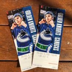 Canucks Tickets x 2 item