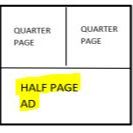 Half Page Ad(4.25 X 11) item