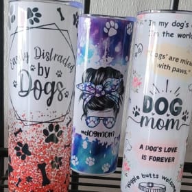 Dog themed Tumblers item