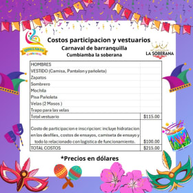 INSCRIPCION Y VESTUARIO HOMBRES item