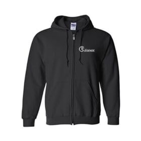 Veste à capuchon avec fermeture à glissière en coton ouaté item